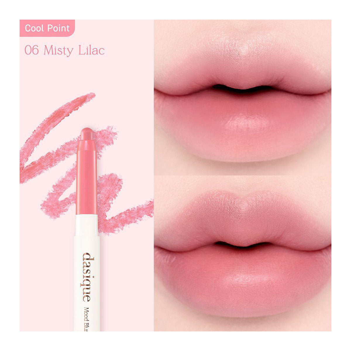 Dasique Mood Blur Lip Pencil #06 Misty Lilac 0.9g